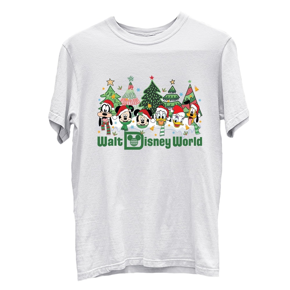Walt Disney World Christmas Shirt, Mickey And Friends Christmas Shirt